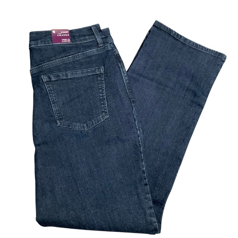 Gloria Vanderbilt Women's Jeans Amanda Stretch Portland Ladies Size 16 Short NWT